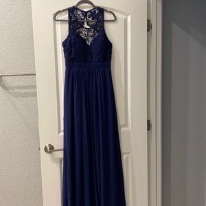Navy Blue Formal Dress